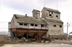 Abandoned grain processor
