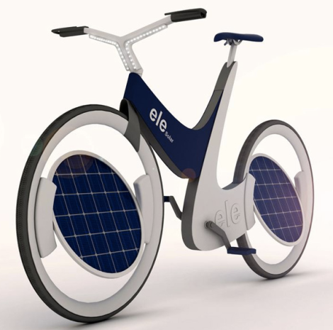Yeah, solar has waste and pollution issues, but this bike is still rad.