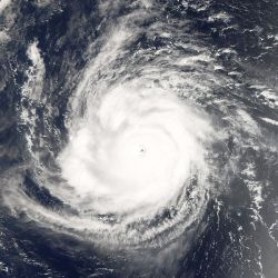 The record-breaking Hurricane and Super Typhoon Ioke on August 24, 2006.