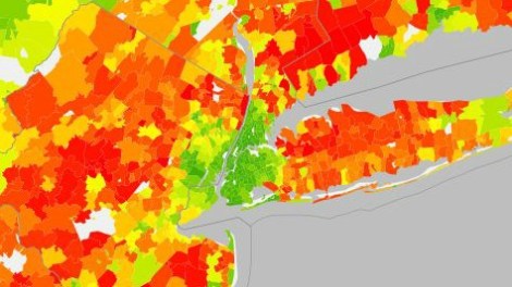 New York: On average, not so green.