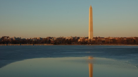 Washington Monument and Potomac River