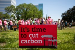 Cut carbon sign