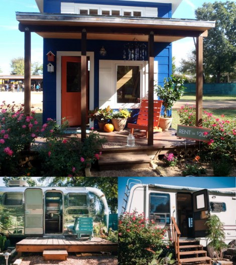 Tiny houses will coexist with RVs in the planned Community First! Village in Austin, Texas.