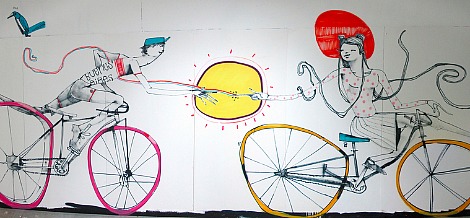 mart-bicycle-street-art-love