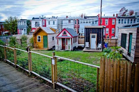 Boneyard Studios, in Washington, D.C., is an urban tiny house community on an alley lot.