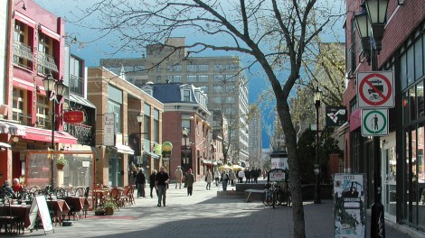 walkable city street