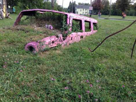 pink car 