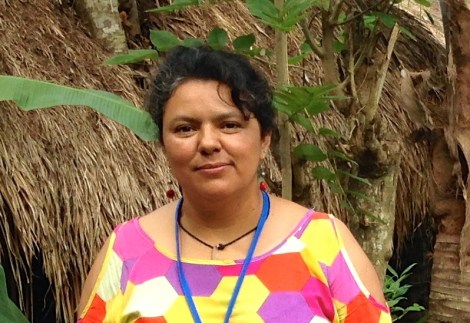 For her efforts to block a hydroelectric plant on a river sacred to her community, Bertha Cáceres has been relentlessly persecuted and threatened by the Honduran government.