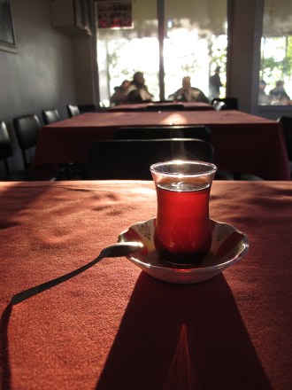 Early morning cafe, Turkey