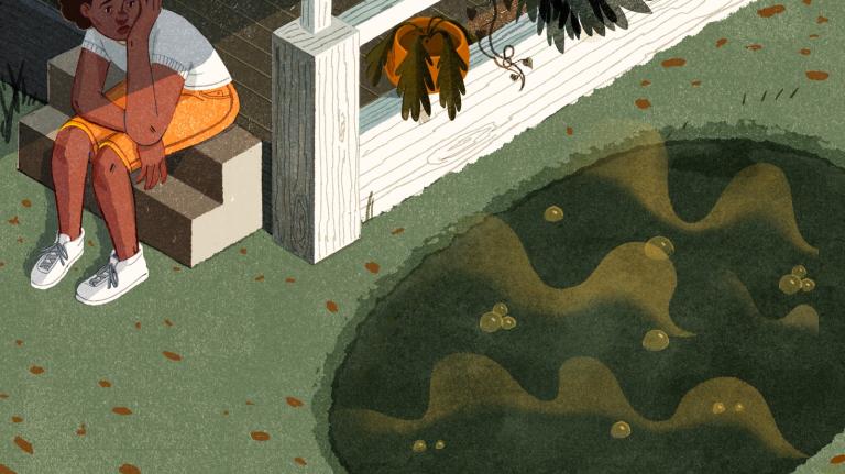 Book excerpt illustration