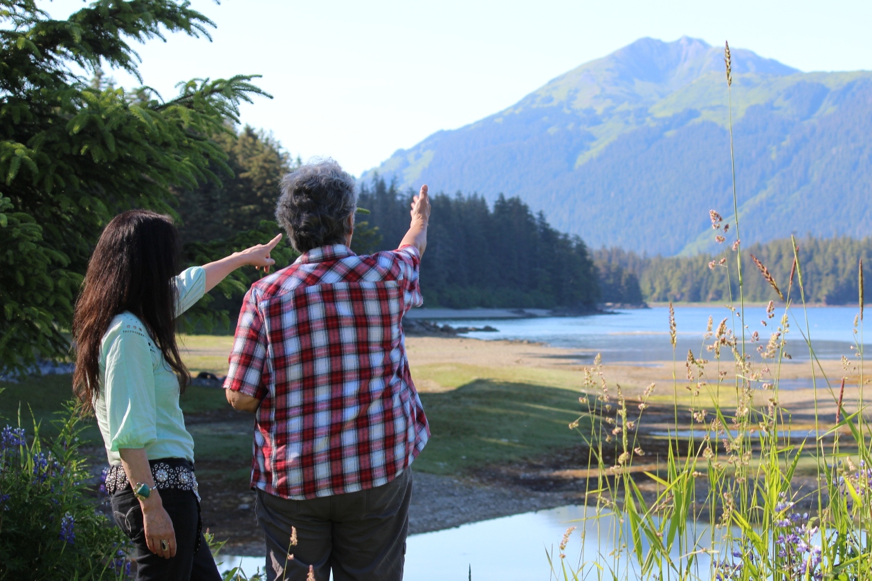 WECAN employees survey the Tongass forest