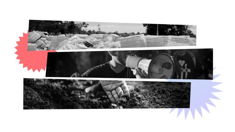 Collage of filmstrips