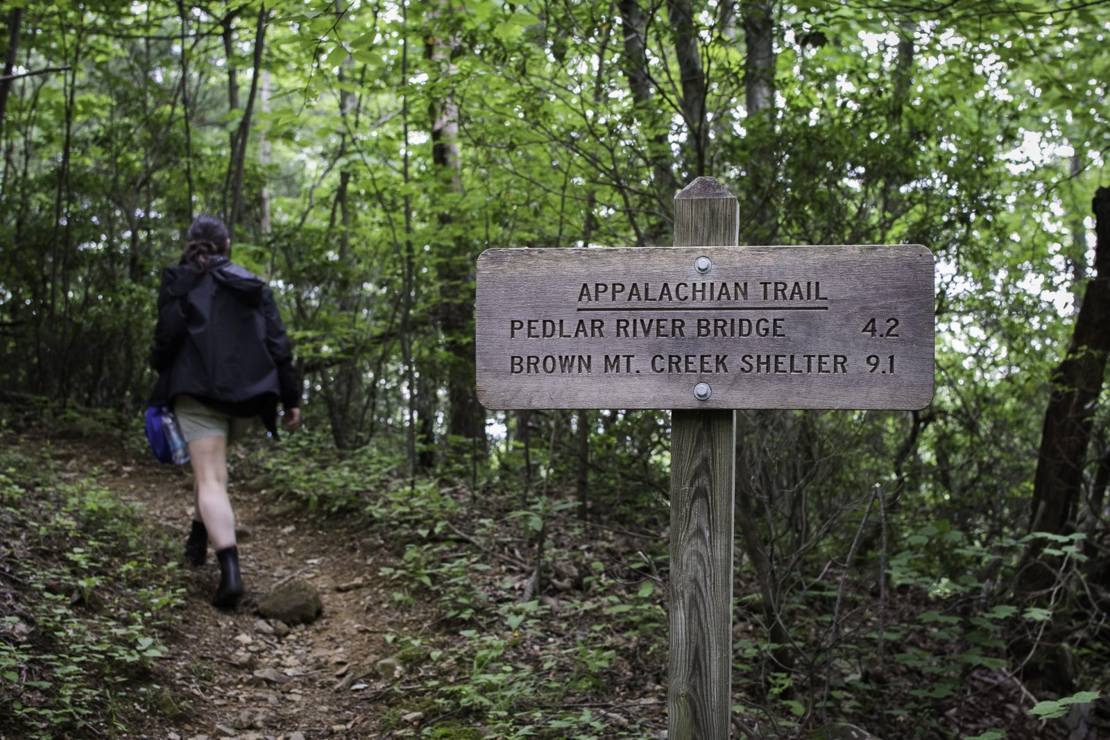 Appalachian Trail hiker