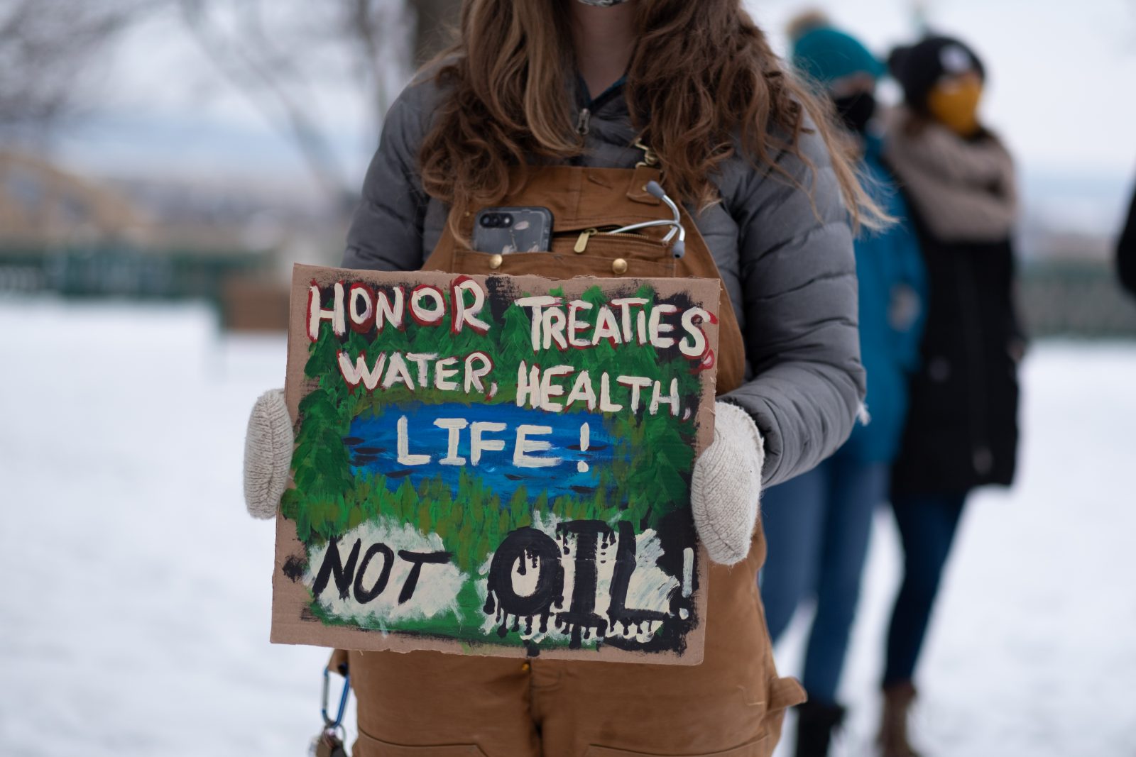 Climate Activists Protest An Enbridge Pipeline
