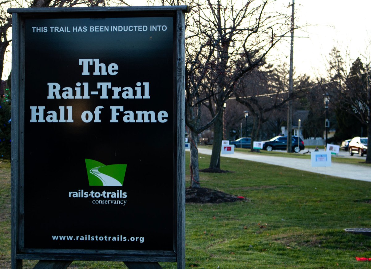 The Illinois Prairie Path has been inducted into Rails-to-Trails Conservancy hall of fame.