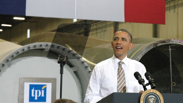 Obama in Newton, Iowa