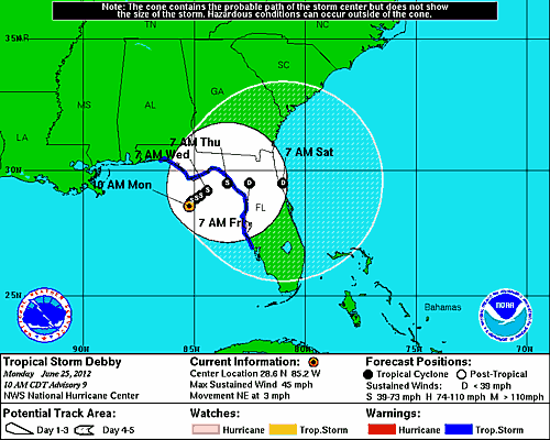 Everything you need to know about Tropical Storm Debby, and more