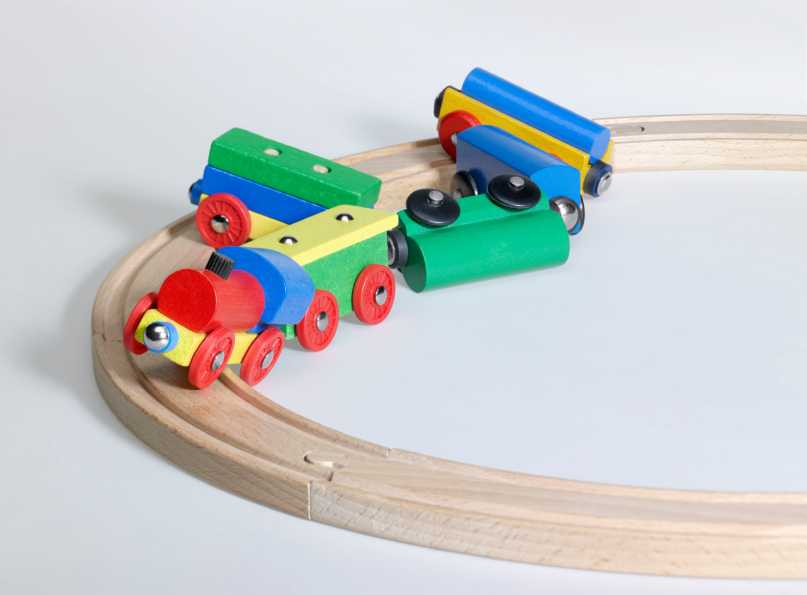 toy train rails