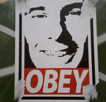 Scott Walker "Obey" Sign