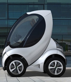 This tiny electric car folds up for easy parking | Grist