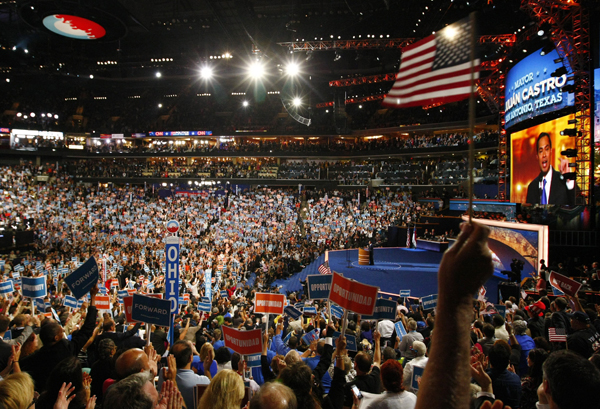 Democratic National Convention on first night