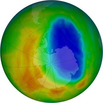 Thanks to warming, ozone hole second-smallest in 20 years | Grist