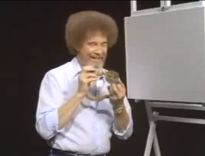 Here'S Bob Ross Feeding A Baby Squirrel With A Bottle | Grist