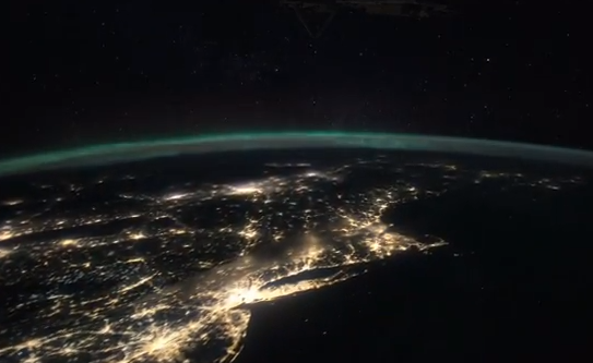 nasa picture of the day earth at night
