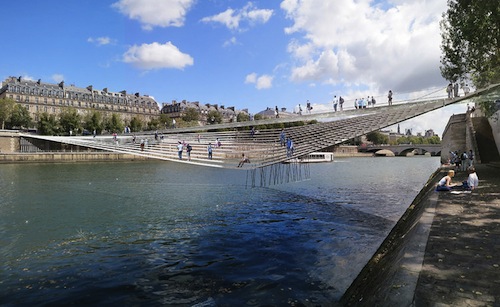 Land van staatsburgerschap aanklager Blozend Alors! A wobbly bridge over the Seine! Tres magnifique! | Grist