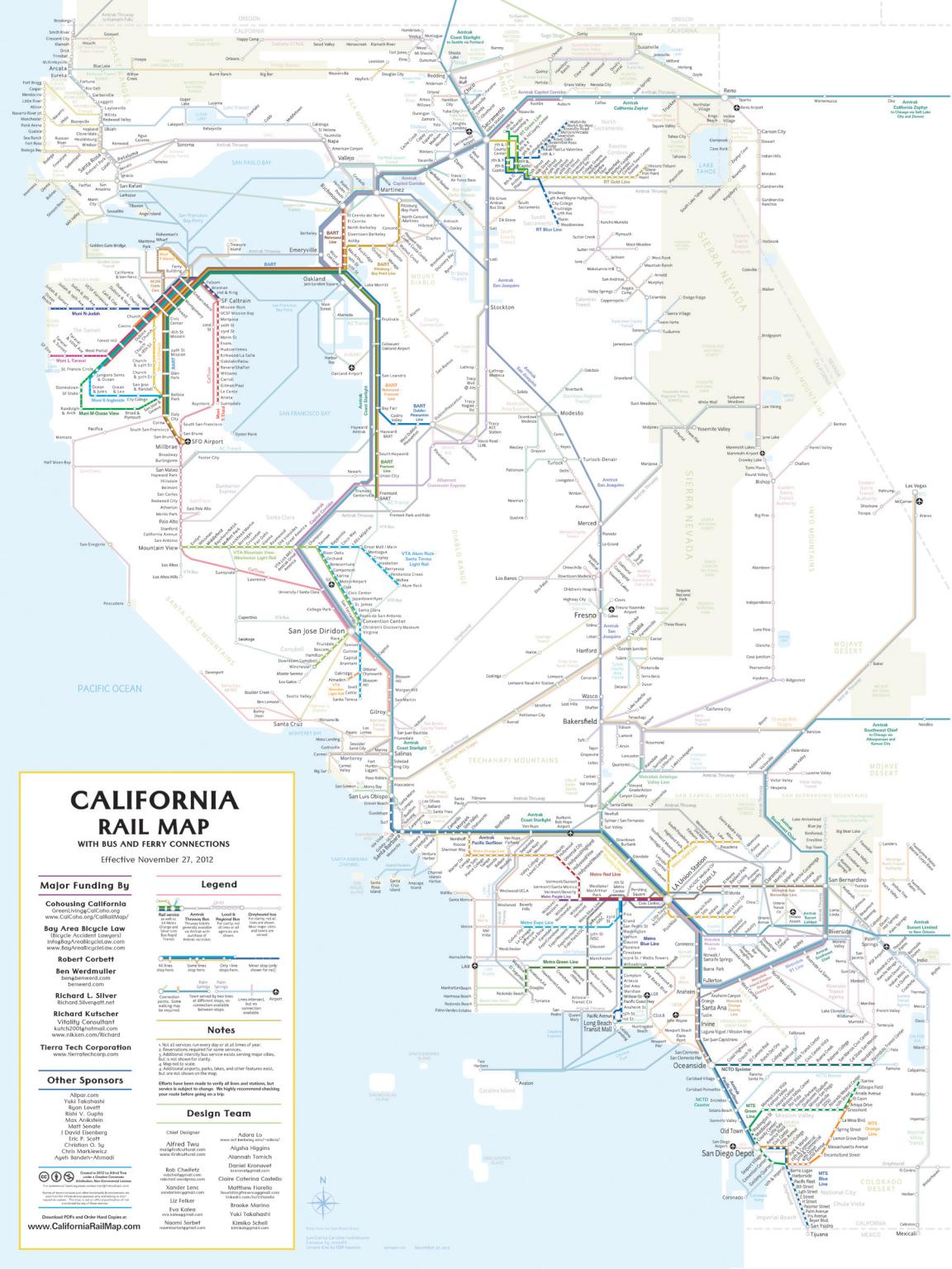 How to get absolutely freaking (almost) everywhere in California