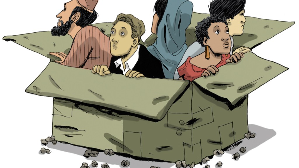 7 Billion, Unpacked — A Comic Written by Lisa Hymas. Illustrated by Thomas Pitilli. Lettering and headers by Warp Graphics.