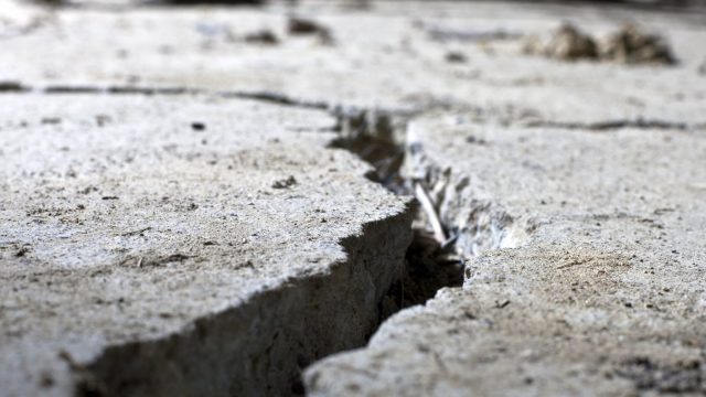 cracked concrete