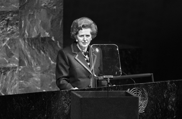 How Thatcher made the conservative case for climate action - Mj Thatcher 640px Un2 0