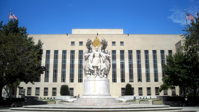 the E. Barrett Prettyman Federal Courthouse in Washington, D.C.