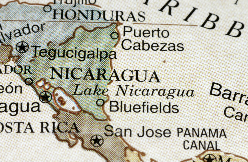 Nicaragua map