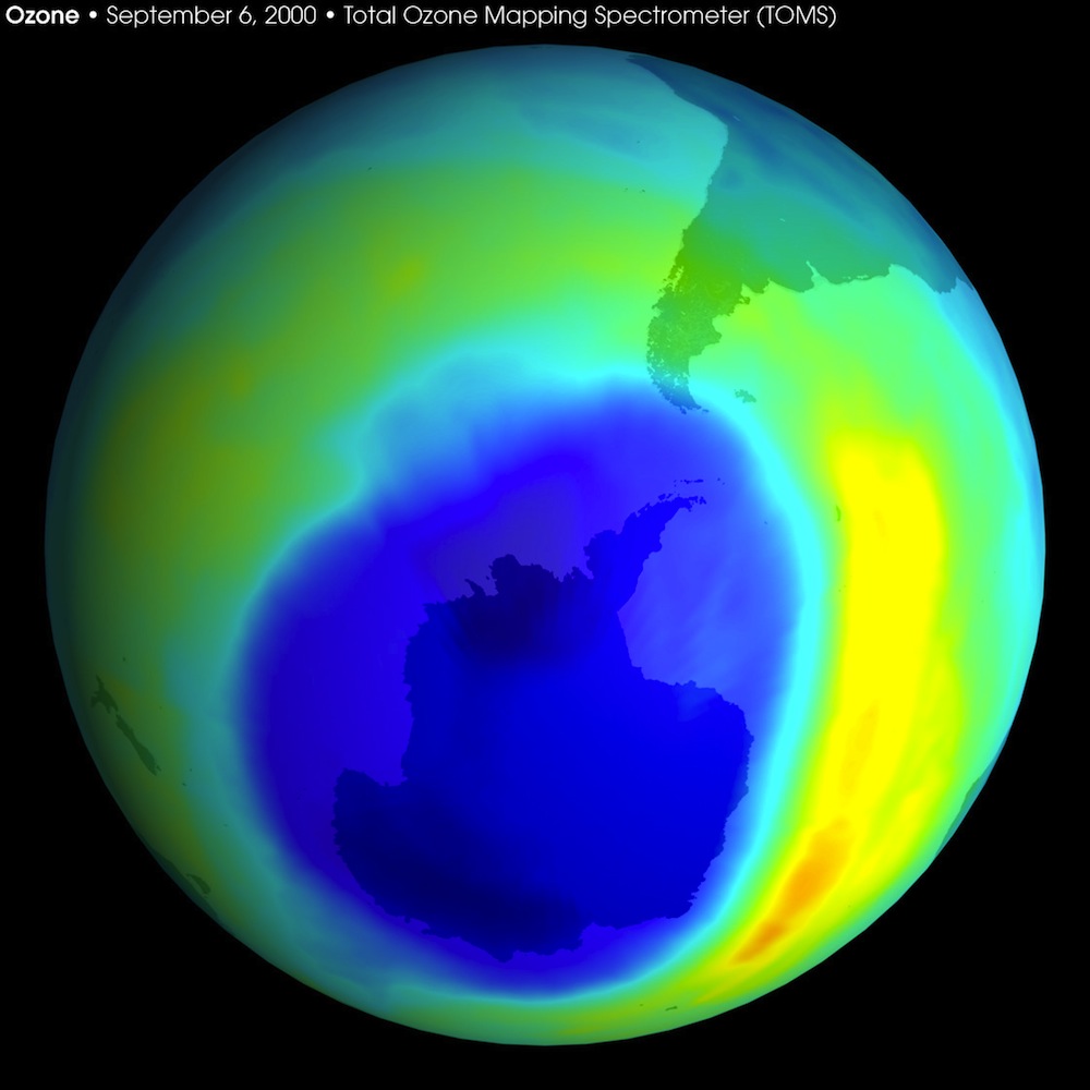 Hole in the ozone layer