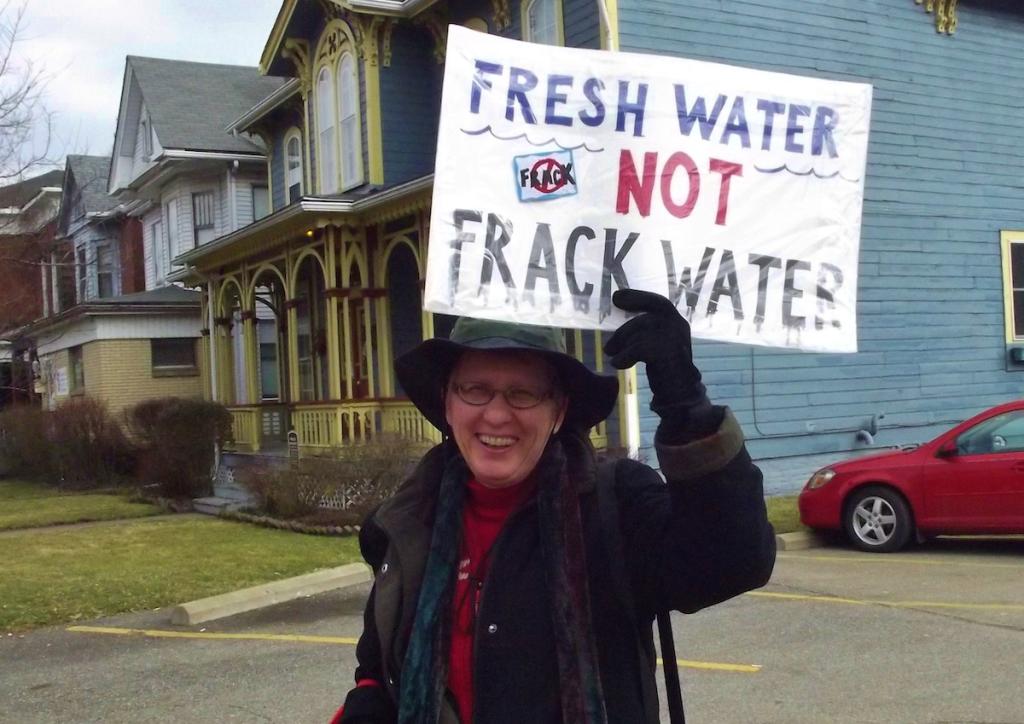 Fracking protest