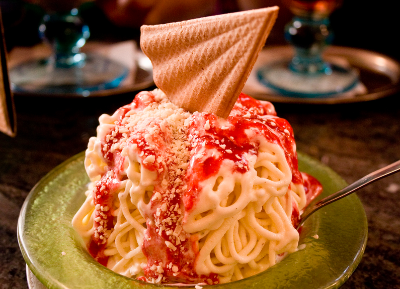Spaghetti ice cream might be the grossest thing ever | Grist