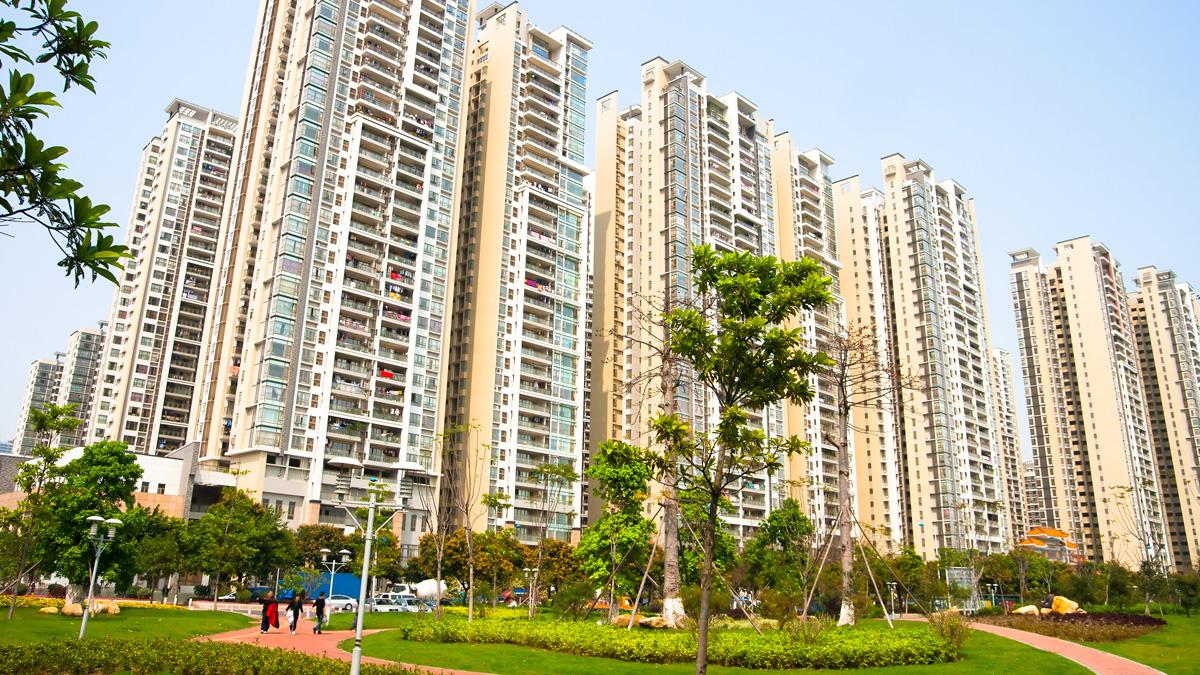 Chinese housing towers