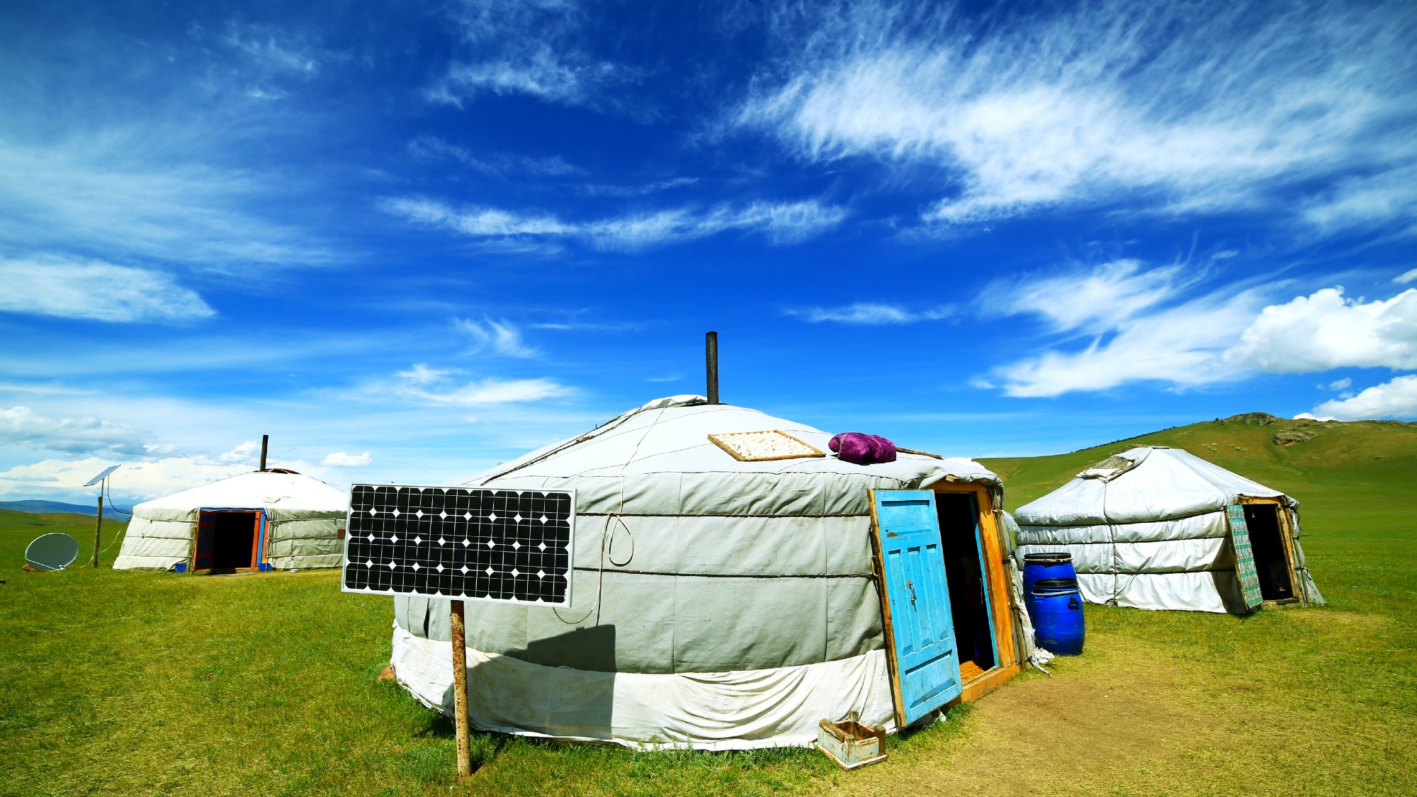 Solar power in Mongolia