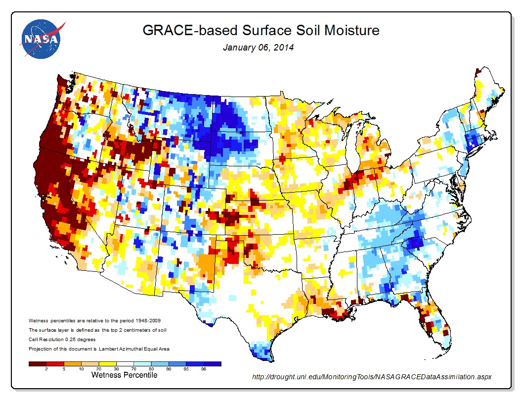 Check out this shocking map of California's drought Grist