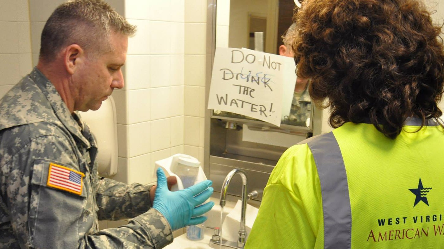 Water testing in West Virginia