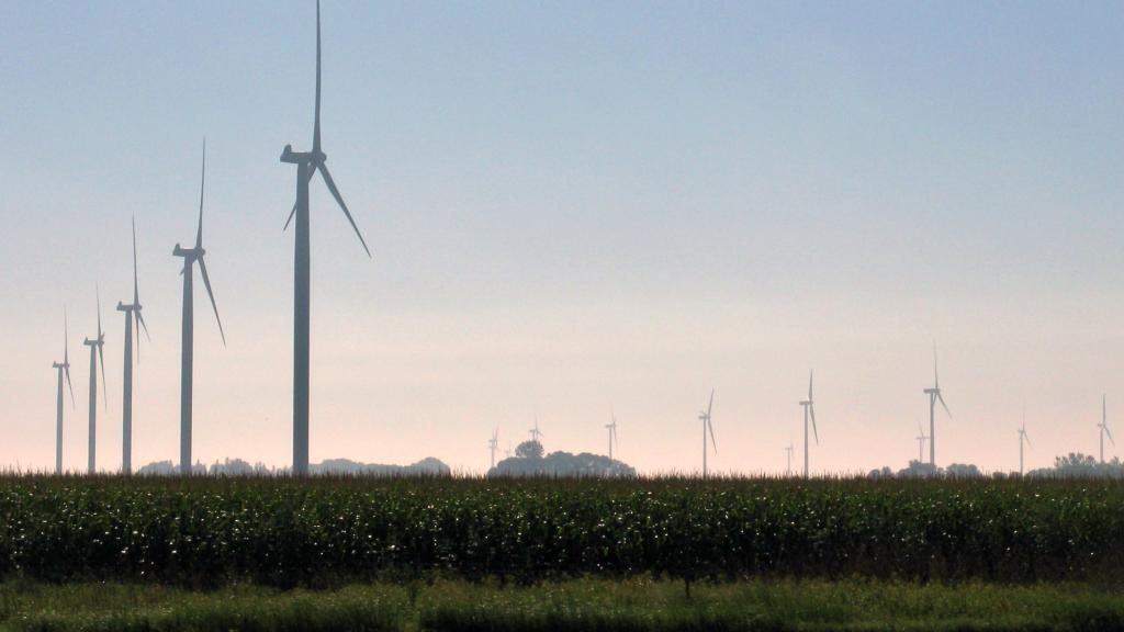 Wind turbines in South Dakota