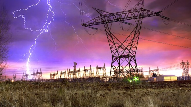 storms and the power grid