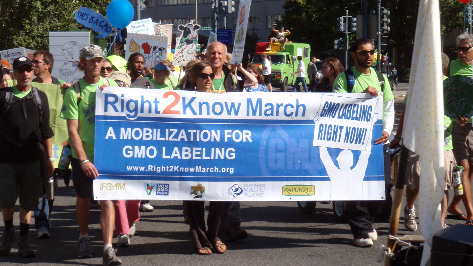 GMO labeling march