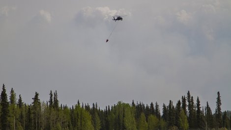 The Alaskan national Guard deployed to help manage the 200,000 acre fire this week.