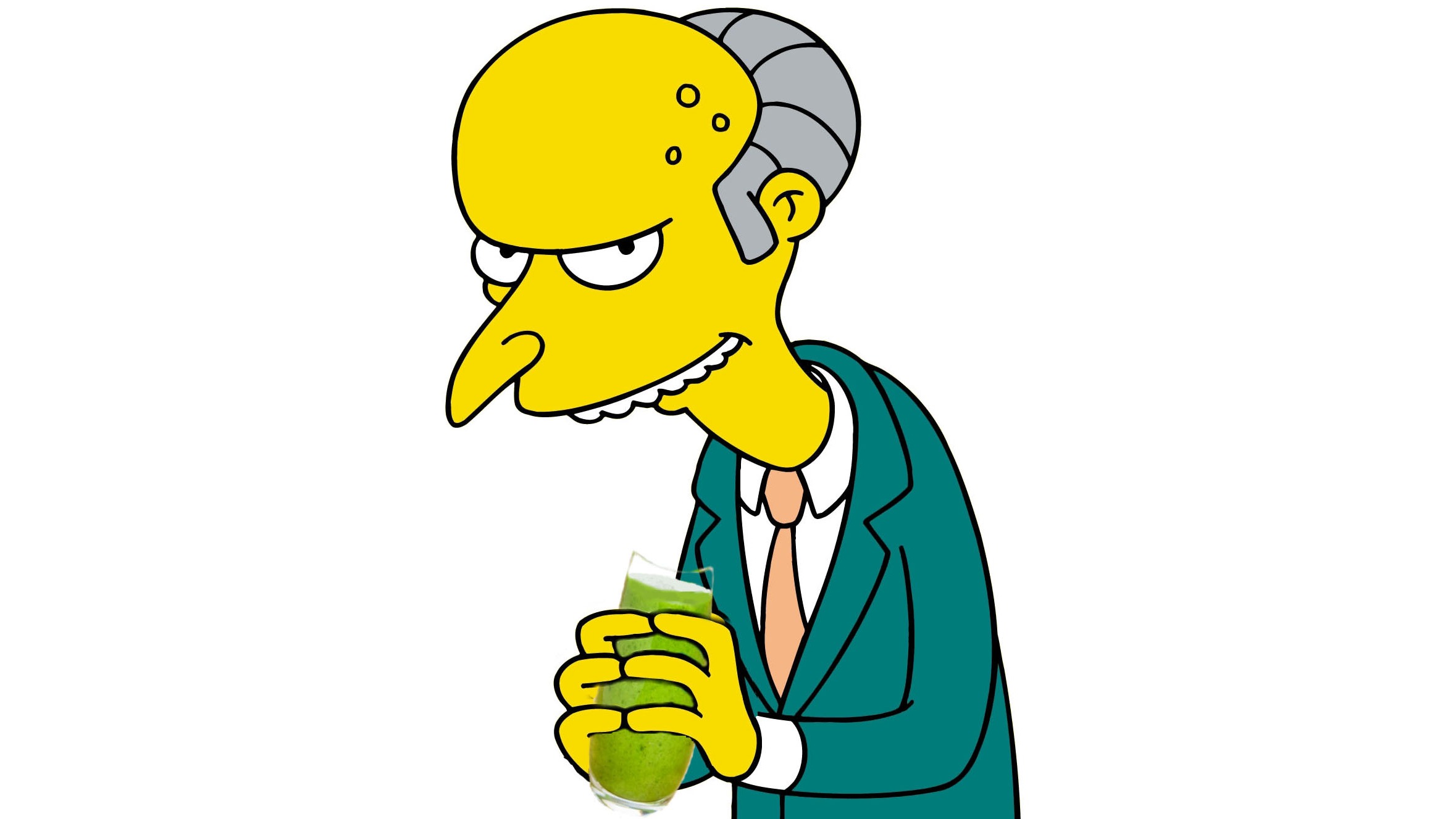 the simpsons mr burns glowing