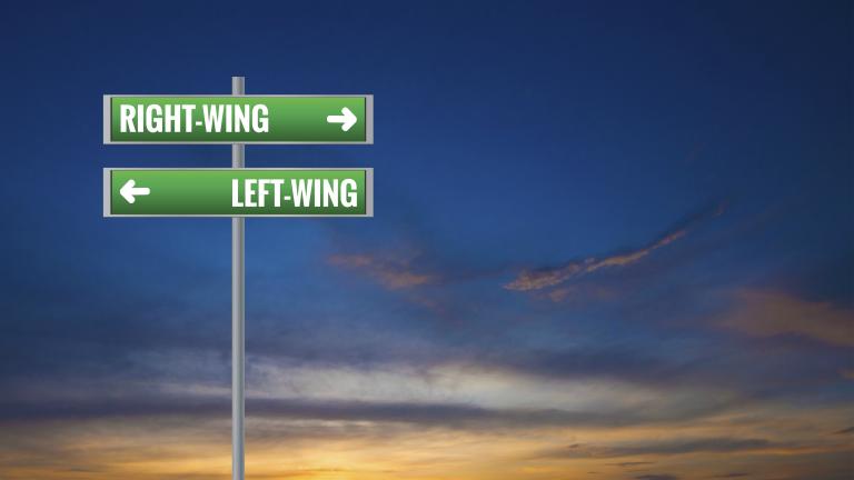 left-wing and right-wing signs