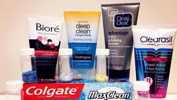 products with microbeads