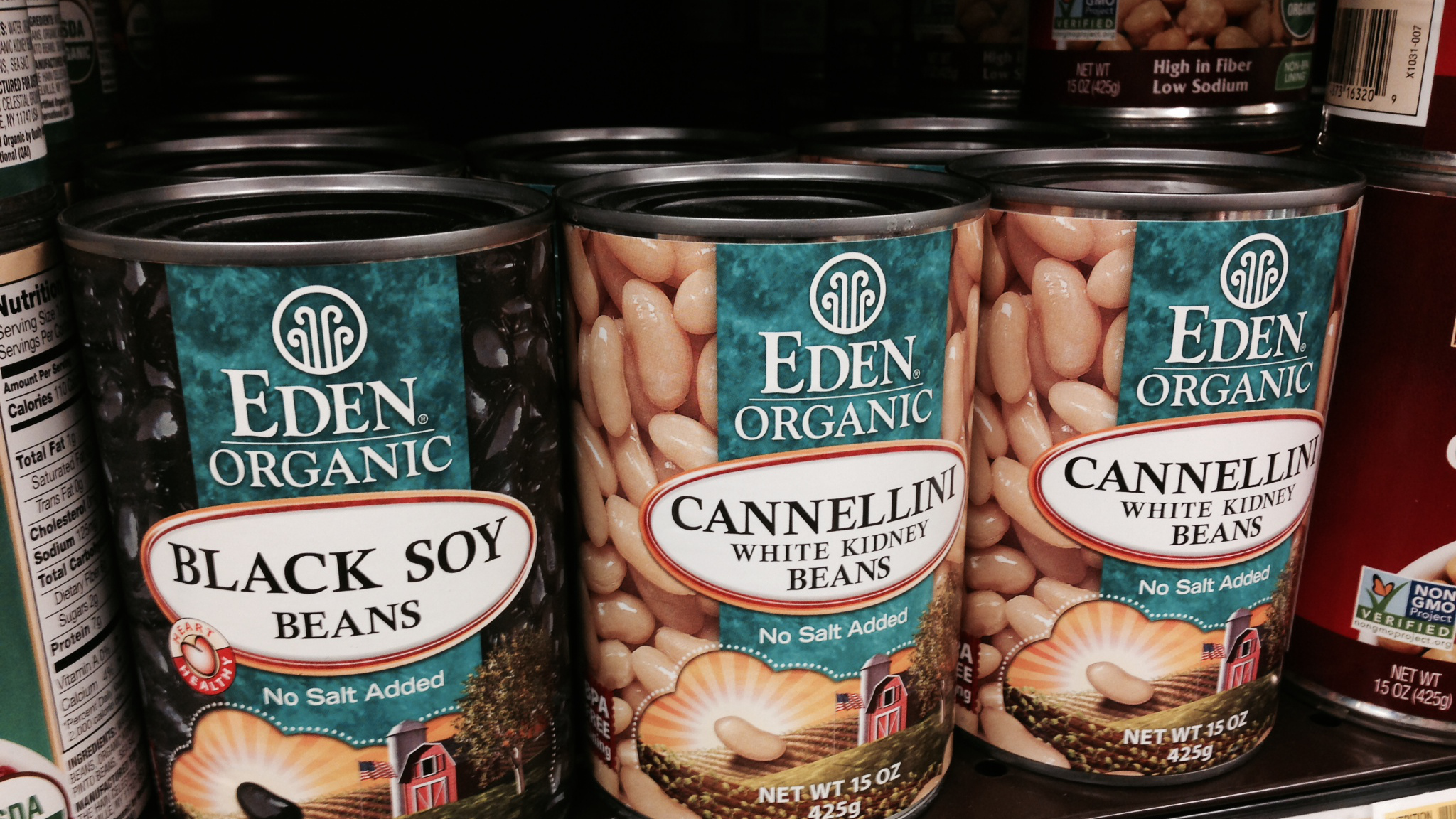 Eden Food cans